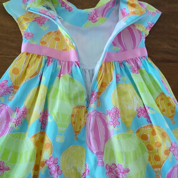 Lilly Pulitzer platinum balloon print dress - short sleeve - size 4T EUC - Picture 8 of 10